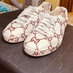 Gucci Shoe , GG Supreme , GG Chain Print